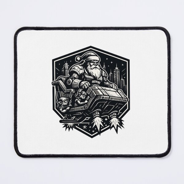 Item preview, Iron Sleigh Tyrant – Mech Santa Cyber Regime Emblem designed and sold by Imaginarium of Chaos falcon88 .