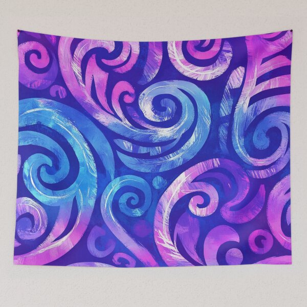 Item preview, New Zealand Māori Paua Pattern Koru Design 629 designed and sold by GrinGalore.