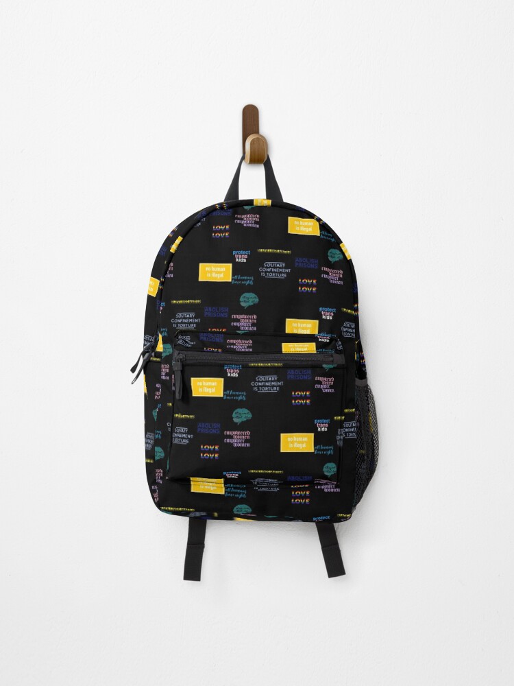 Thumbnail 1 of 3, Backpack, Human Rights Sticker Pack designed and sold by nbstaibbellan.