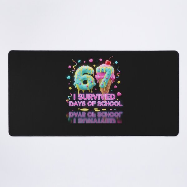 Item preview, I Survived 67 Days Of School Funny 67 Meme Teacher Student designed and sold by diyoor.