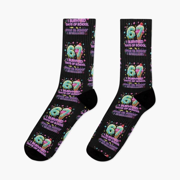 Item preview, I Survived 67 Days Of School Funny 67 Meme Teacher Student  designed and sold by diyoor.