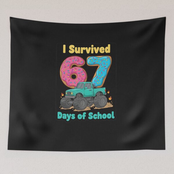 Item preview, I Survived 67 Days Of School Funny 67 Meme Teachers Students designed and sold by diyoor.