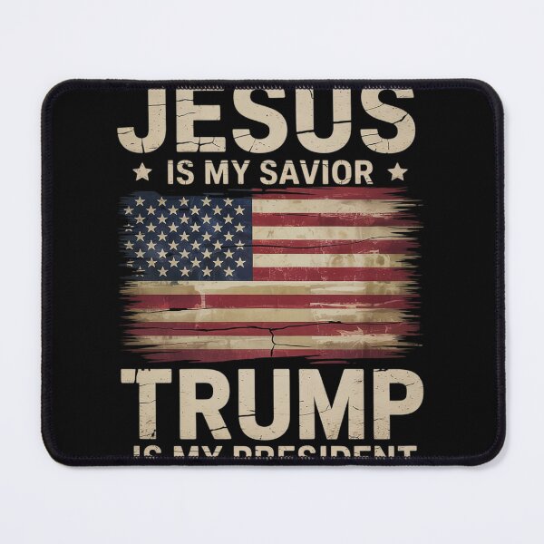 Item preview, Jesus Is My Savior, Trump Is My President  designed and sold by MyzoToyota.