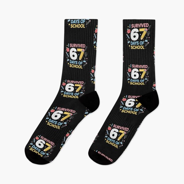 Item preview, I Survived 67 Days Of School Funny 67 Meme Teachers Students designed and sold by diyoor.
