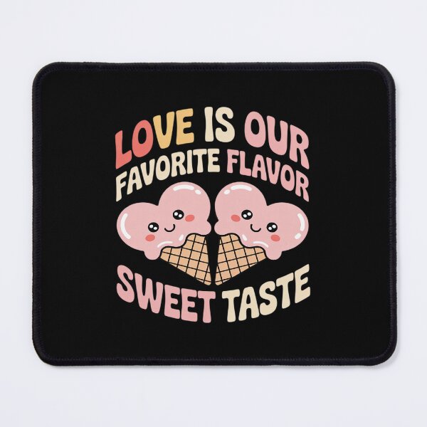 Item preview, Love is Our Favorite Flavor Ice Cream Heart Cones designed and sold by BubblePancake.