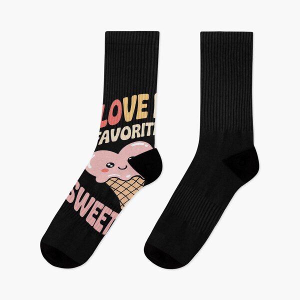 Item preview, Love is Our Favorite Flavor Ice Cream Heart Cones designed and sold by BubblePancake.