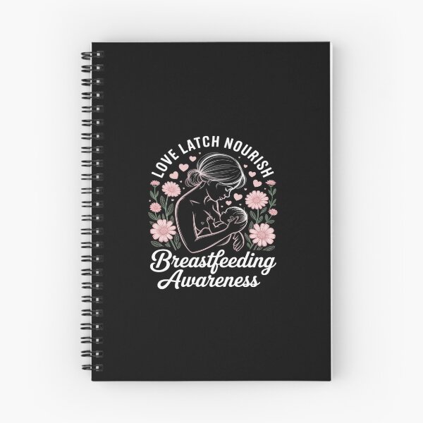 Item preview, Love Latch Nourish Breastfeeding Awareness Month 2025 designed and sold by BubblePancake.
