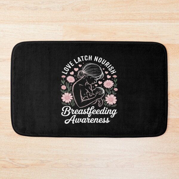 Item preview, Love Latch Nourish Breastfeeding Awareness Month 2025 designed and sold by BubblePancake.