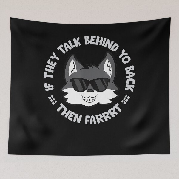 Item preview, Cool Cartoon Wolf Fart Joke T-Shirt designed and sold by LashondaGreen89.