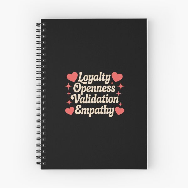 Item preview, Love Loyalty Openness Validation Empathy Hearts designed and sold by BubblePancake.
