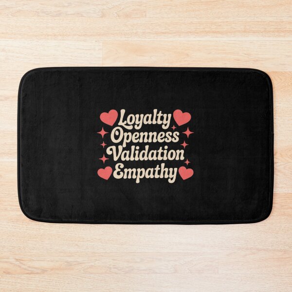 Item preview, Love Loyalty Openness Validation Empathy Hearts designed and sold by BubblePancake.