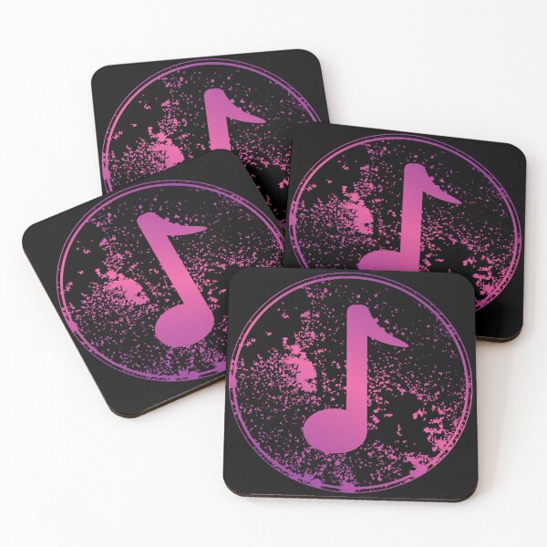 Item preview, Vibrant Pink Music Note – Grunge Splash Design designed and sold by Ivy-Triggs.