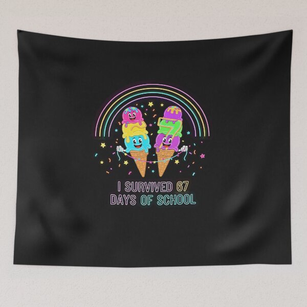 Item preview, I Survived 67 Days Of School Funny 67 Teachers Students Meme  designed and sold by diyoor.