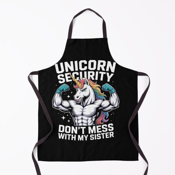 Item preview, Unicorn Security Dont Mess With My Sister Funny Brother designed and sold by AmparoBoyle.