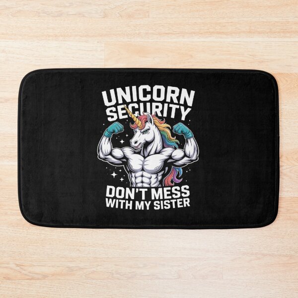 Item preview, Unicorn Security Dont Mess With My Sister Funny Brother  designed and sold by AmparoBoyle.
