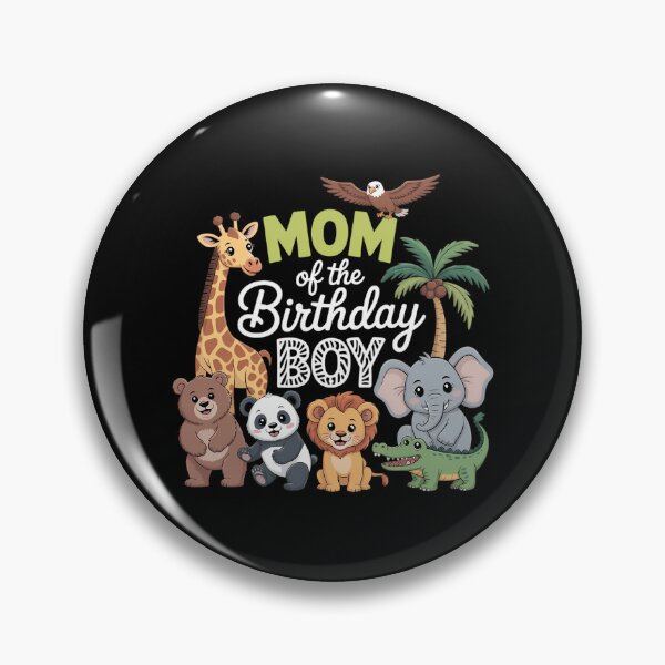 Item preview, Mom of The Birthday Boy Wild Zoo Theme Safari Party designed and sold by papertaless.