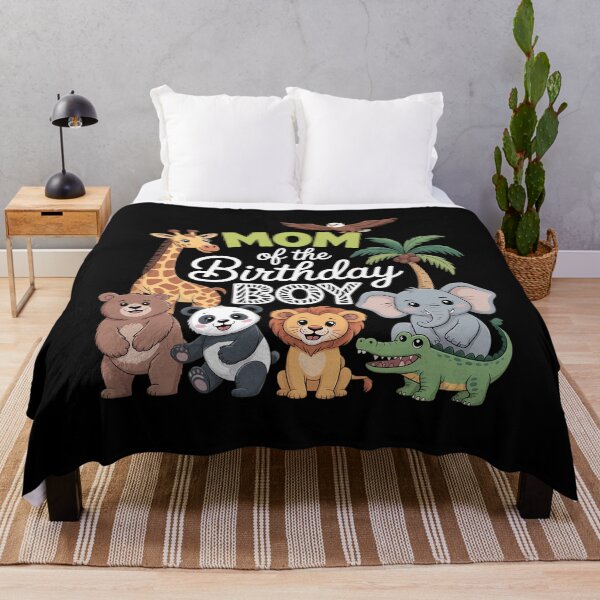 Item preview, Mom of The Birthday Boy Wild Zoo Theme Safari Party designed and sold by papertaless.