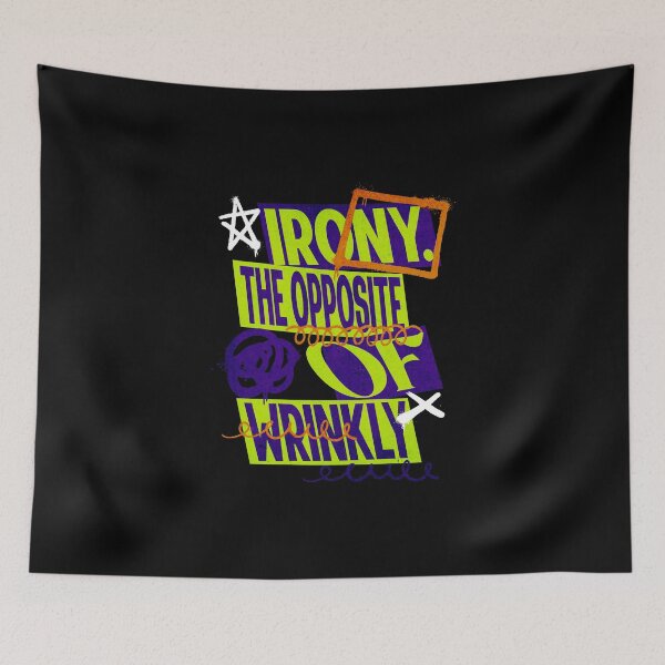 Item preview, Irony: The Opposite of Wrinkly – Graffiti Grunge  designed and sold by dudelinart.
