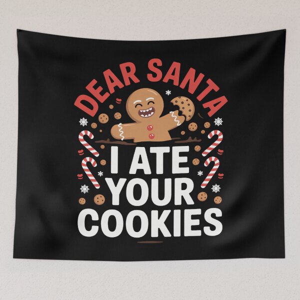 Item preview, Santa Cookies Christmas Xmas designed and sold by cosmicncozyS.