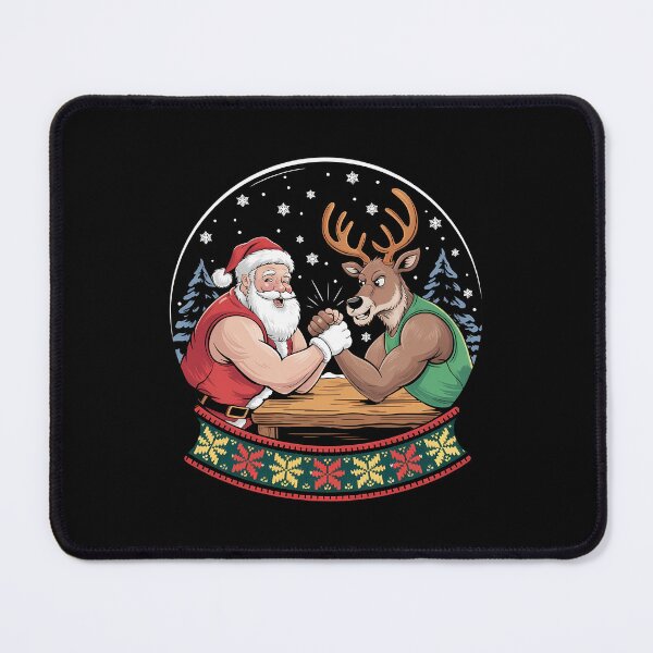 Item preview, Santa Reindeer Xmas Workout Christmas designed and sold by cosmicncozyS.