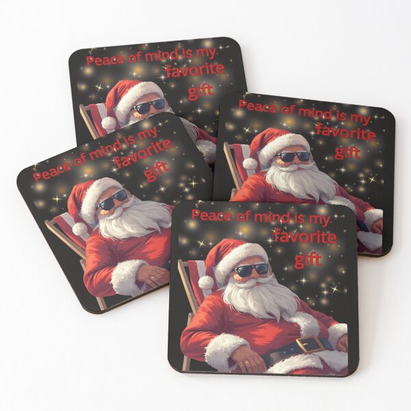 Item preview,    Santa Claus on Vacation – Funny Christmas Holiday Illustration | Relaxing Santa Design designed and sold by MyVision12.