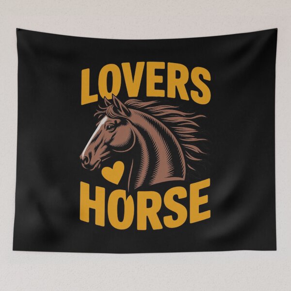 Item preview, Lovers Horse – Horse Lover – Romantic Horse designed and sold by BubblePancake.