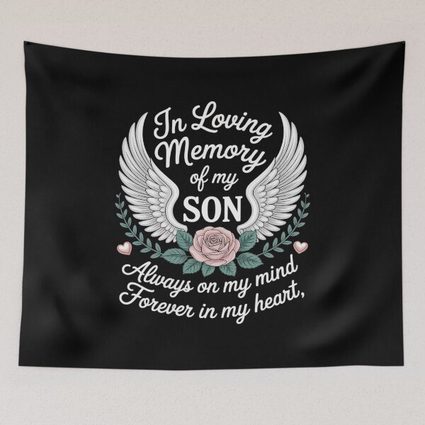 Item preview, Loving Memory of My Son designed and sold by BubblePancake.