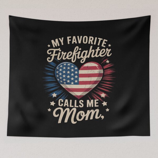 Item preview, My Favorite Firefighter Calls Me Mom Mothers Day Motherhood  designed and sold by MyzoToyota.