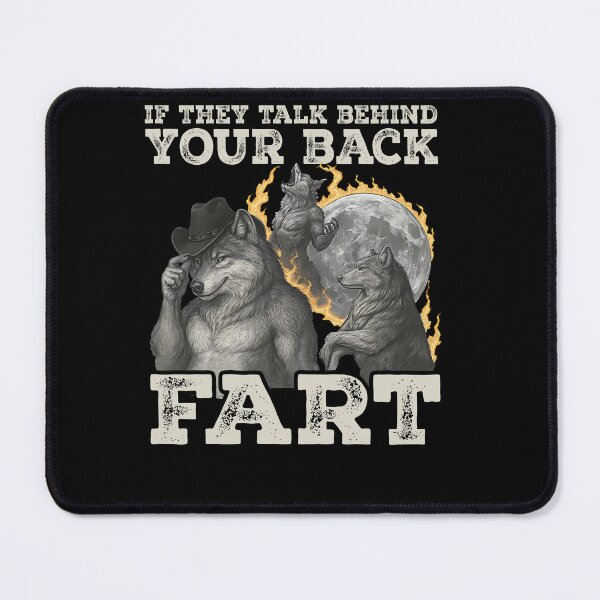 Item preview, Three Wolves Fart Joke T-Shirt designed and sold by LashondaGreen89.