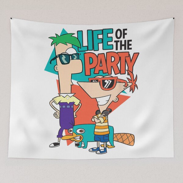 Item preview, Disney Phineas And Ferb Life Of The Party Cool Group Shot  designed and sold by bellaruqsaam6.