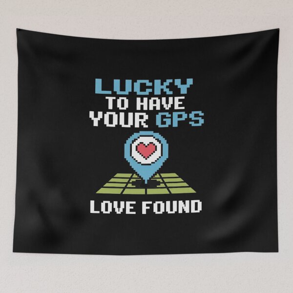 Item preview, Lucky to Have Your GPS Love Map Pin designed and sold by BubblePancake.