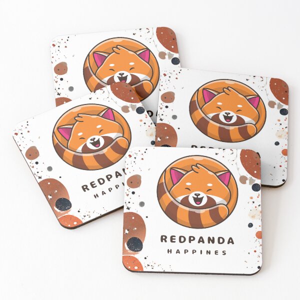 Item preview, Red Panda Happiness – Cute & Positive Vibes designed and sold by GenzShoppingHub.