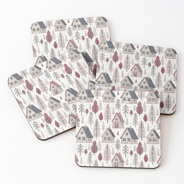 Item preview, Nordic Cottages Scatter designed and sold by Shuga-Design.