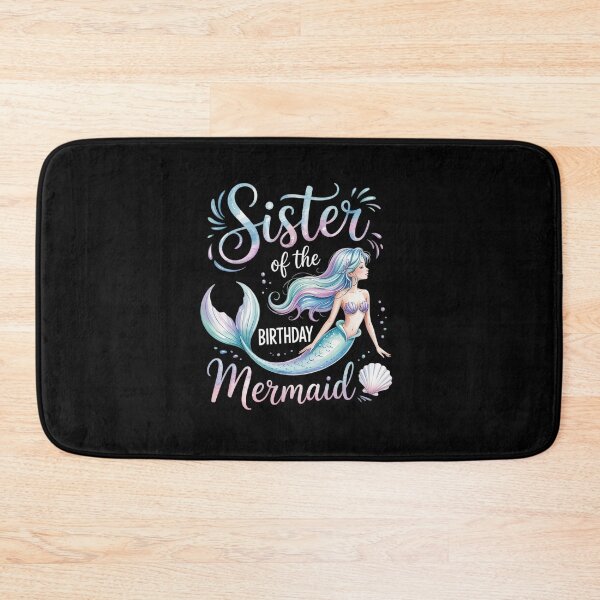 Item preview, Sister Of The Birthday Mermaid Girl Bday Party Squad Family  designed and sold by RayArmstrong.