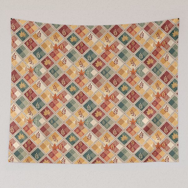 Item preview, Aesthetically pleasing Christmas checkered pattern designed and sold by Merrylands Artshop.