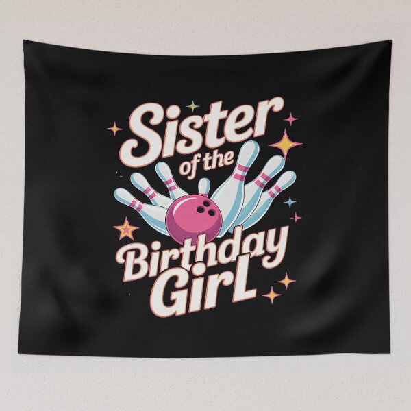 Item preview, Sister of the Birthday Girl Bowler Kid Bowling Party designed and sold by marcusry.