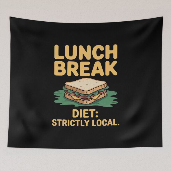Item preview, Lunch Break Diet Strictly Local Office designed and sold by BubblePancake.