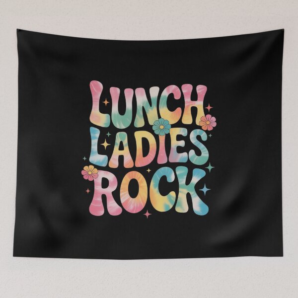 Artikelvorschau, Mittagessen Ladies Rock Tie Dye Cafeteria entworfen und verkauft von BubblePancake.