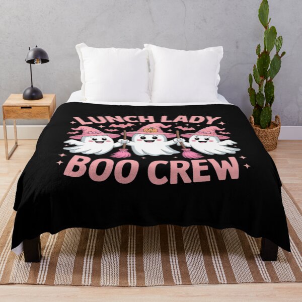 Item preview, Lunch Lady Boo Crew Funny Ghost Halloween Cafeteria designed and sold by BubblePancake.