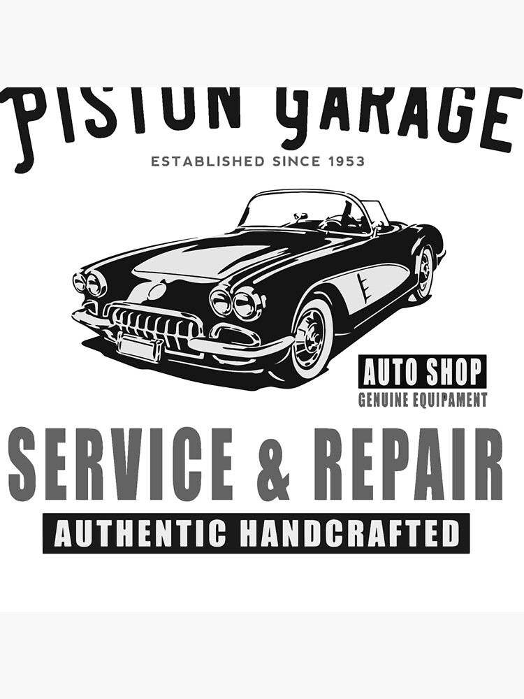 Vintage Garage Service Repair T Shirt Original Design Tote Bag