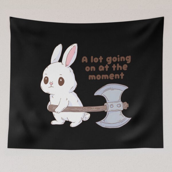 Item preview, Cute Bunny Battle Axe Chaos Mood designed and sold by nbstaibbellan.
