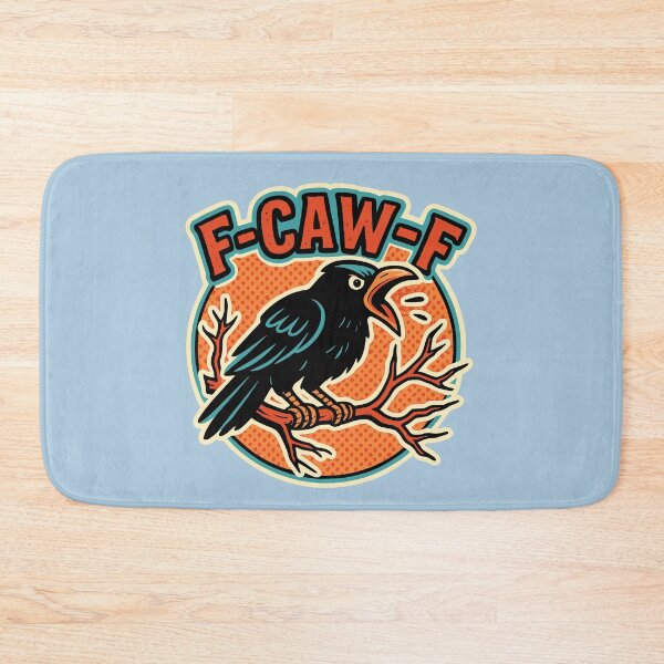 Item preview, F-CAW-F Black Crow Raven Caw Pun Joke Funny Saying designed and sold by NosandEdgy.