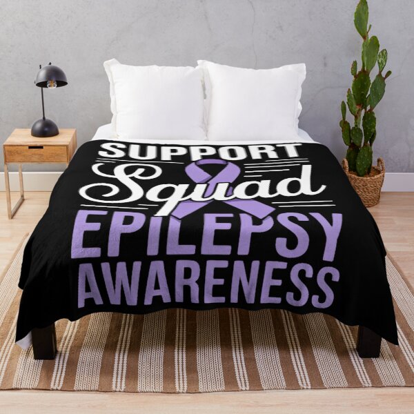 Item preview, Epilepsy Warrior Support Squad Support Epilepsy Awareness designed and sold by papertaless.