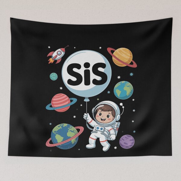 Item preview, Sister of The Birthday Boy Space Astronaut 1st Birthday designed and sold by MinaReinger.