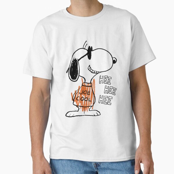 Peanuts Funny Joe Cool Laughing Retro Style Design Classic T-Shirt