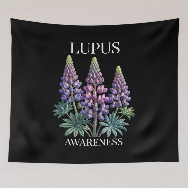Item preview, Lupus Awareness - Strong Message Botanical designed and sold by NetoGalaxy.