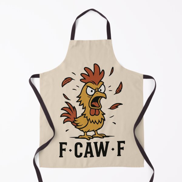 Item preview, F-CAW-F Angry Cock Rooster Funny Pun designed and sold by NosandEdgy.