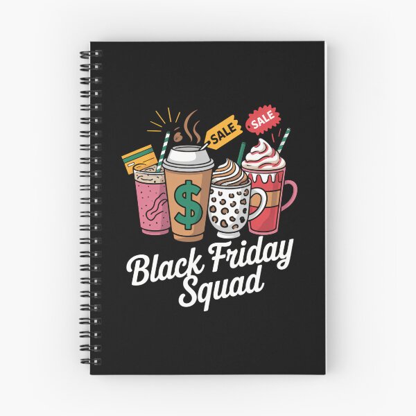 Item preview, Black Shopping Friday Squad Coffee cups designed and sold by cosmicncozyS.