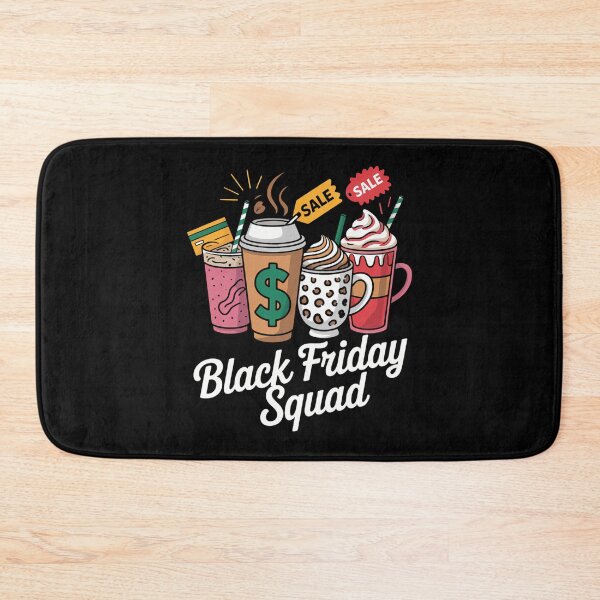 Item preview, Black Shopping Friday Squad Coffee cups designed and sold by cosmicncozyS.