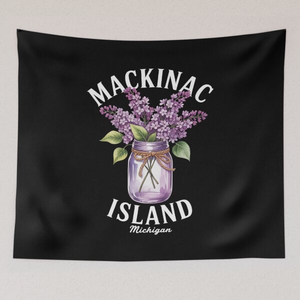 Item preview, Mackinac Island Michigan Lilacs Lilac Festival State designed and sold by NetoGalaxy.